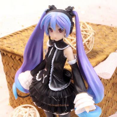 Anime figure "Hatsune Miku in a black dress (Black Dress SPM Figure Infinity Ver.)" - Vocaloid (Vocaloid) Project Diva Arcade - 16.8 cm, copy