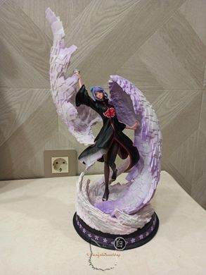 Anime figure "Konan" from the Akatsuki organization (Akatsuki Konan) - Naruto (Naruto Shippuden) - 37 cm, Completed Model, Konan, 37 cm, Hard body, Boxed, Original