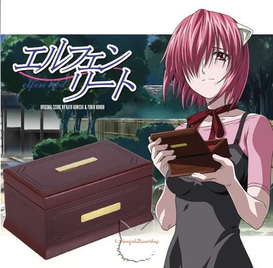 Wooden automatic music box - melody "Lilium" from the anime "Elfen Lied" - 18 tones, Music box