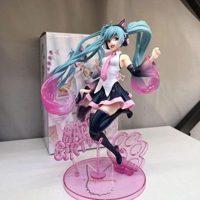 Anime figurine "Hatsune Miku Happy Birthday Happy Cat ver." - copy, 23 cm