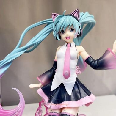 Anime figurine "Hatsune Miku Happy Birthday Happy Cat ver." - copy, 23 cm