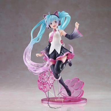 Anime figure "Hatsune Miku Happy Birthday Happy Cat ver." - original, 23 cm