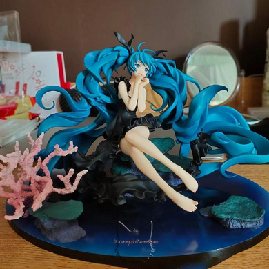 Anime figure "Hatsune Miku" Deep Sea Girl Ver. - Vocaloid - 16 cm, Completed Model, Hatsune Miku, 16 cm, Hard body, Boxed, Premium copy (replica)