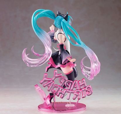 Anime figure "Hatsune Miku Happy Birthday Happy Cat ver." - original, 23 cm