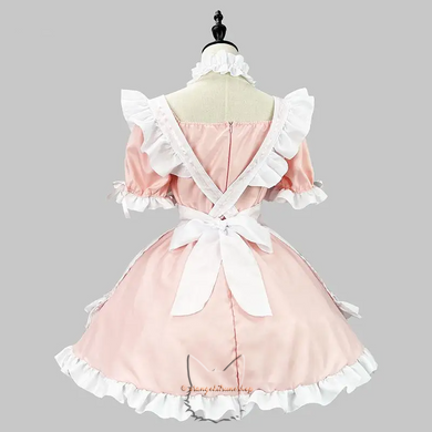 Japanese Harajuku Maid Uniform - Anime Lolita Maid Cosplay Costume - S-5XL sizes, pink