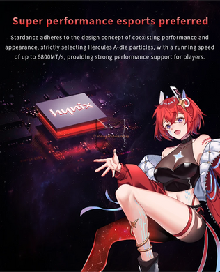RAM JUHOR DDR5 RGB 16GB 6800MHz Hynix Original Chip