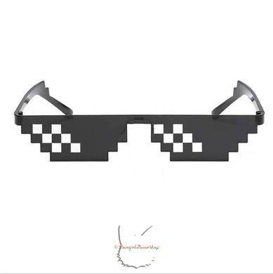 ThugLife meme 8-bit sunglasses - black