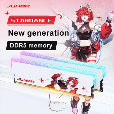 Оперативная память (ОЗУ) JUHOR DDR5 RGB 16GB 6400MHz Hynix Original Chip