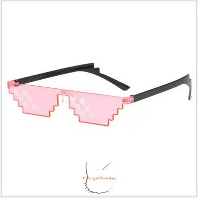 ThugLife meme 8-bit sunglasses - pink