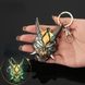 Metal keychain "Xiao Mask" from the game "Genshin Impact"