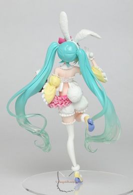 Аниме фигурка "Хацуне Мику (Hatsune Miku)" пасхальный зайчик 2nd Season Spring ver. Easter Bunny - оригинал Taito, 18 см