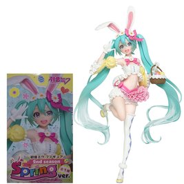 Anime figure "Hatsune Miku" 2nd Season Spring ver. Easter Bunny - Taito original, 18 cm