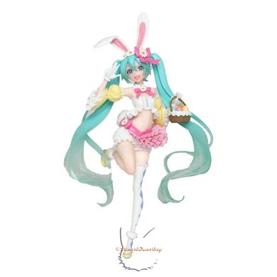 Аніме фігурка "Хацуне Міку (Hatsune Miku)" великодній зайчик 2nd Season Spring ver. Easter Bunny - оригінал Taito, 18 см