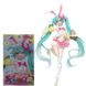 Аниме фигурка "Хацуне Мику (Hatsune Miku)" пасхальный зайчик 2nd Season Spring ver. Easter Bunny - оригинал Taito, 18 см