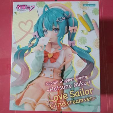 Anime figure "Hatsune Miku Love Sailor Citrus Cream Ver." - Vocaloid - original, 13 cm