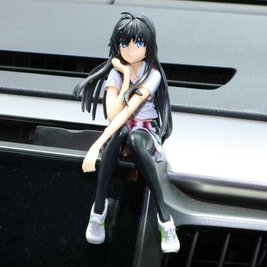 Anime figure "Yukino Yukinoshita - My Teen Romantic Comedy / Yahari Ore no Seishun Love Comedy wa Machigatteiru. Zoku" - 13.5 cm, without chair and panda