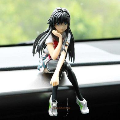 Anime figure "Yukino Yukinoshita - My Teen Romantic Comedy / Yahari Ore no Seishun Love Comedy wa Machigatteiru. Zoku" - 13.5 cm, without chair and panda