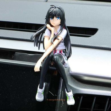 Anime figure "Yukino Yukinoshita - My Teen Romantic Comedy / Yahari Ore no Seishun Love Comedy wa Machigatteiru. Zoku" - 13.5 cm, without chair and panda