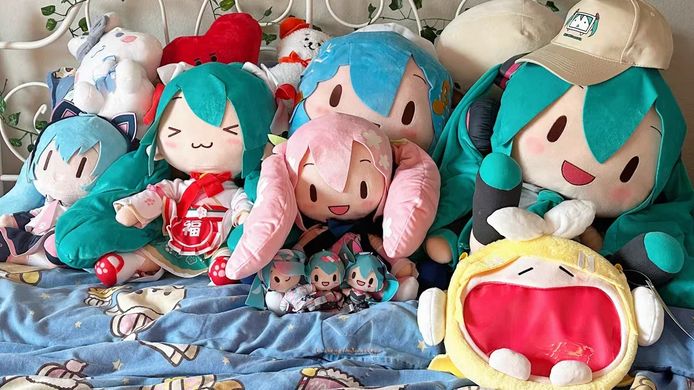 Plush anime doll Hatsune Miku - Vocaloids - original 27 cm, type B