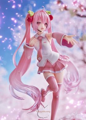 Anime figure "Hatsune Miku Sakura - Pink Sakura Ver." - original Taito, 18 cm