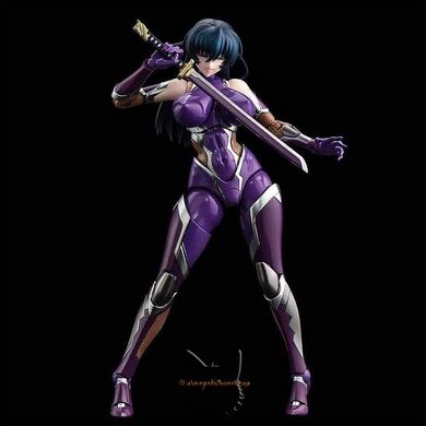 Anime hentai action figure Asagi Igawa - Taimanin Series - SECOND AXE - 16 cm, Asagi Igawa, 16 cm, Hard body with joints, Hard chest with joints, Boxed, With replaceable parts, Removable clothing/parts (cast-off)