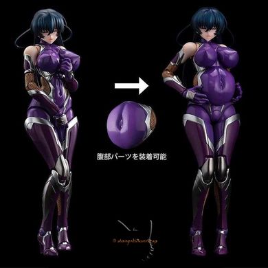 Anime hentai action figure Asagi Igawa - Taimanin Series - SECOND AXE - 16 cm, Asagi Igawa, 16 cm, Hard body with joints, Hard chest with joints, Boxed, With replaceable parts, Removable clothing/parts (cast-off)