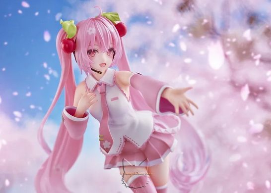 Аниме фигурка "Хацуне Мику (Hatsune Miku) Сакура (Pink Sakura Ver.)" - оригинал Taito, 18 см