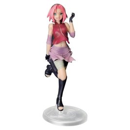 Anime figure "Haruno Sakura - Naruto Shippuden" - 22 cm, Completed Model, Haruno Sakura, 22 cm, Hard body, Without box, Copy (Replica)