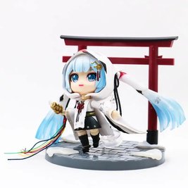 Anime figure (nendoroid) "Hatsune Miku Snow 2018 Crane Priestess Ver." - Vocaloid - 10 cm