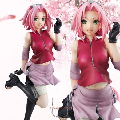 Аніме фігурка "Харуно Сакура (Haruno Sakura) - Наруто Шипуден (Naruto Shippuden)" - 22 см, Completed Model (завершена модель), Харуно Сакура, 22 см, Тверде тіло, Без коробки, Копія