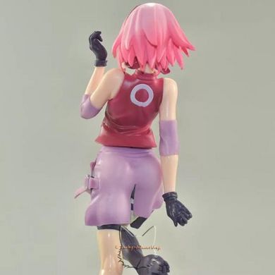 Anime figure "Haruno Sakura - Naruto Shippuden" - 22 cm, Completed Model, Haruno Sakura, 22 cm, Hard body, Without box, Copy (Replica)