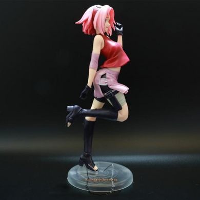 Anime figure "Haruno Sakura - Naruto Shippuden" - 22 cm, Completed Model, Haruno Sakura, 22 cm, Hard body, Without box, Copy (Replica)