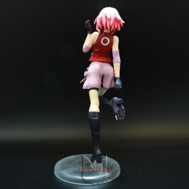 Anime figure "Haruno Sakura - Naruto Shippuden" - 22 cm, Completed Model, Haruno Sakura, 22 cm, Hard body, Without box, Copy (Replica)