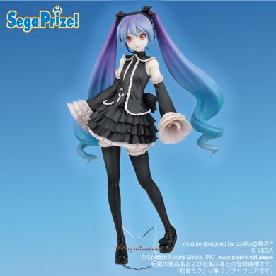 Аніме фігурка "Хацуне Міку (Hatsune Miku) в чорній сукні - (Black Dress SPM Figure Infinity Ver.) Project Diva Arcade" - Вокалоид (Vocaloid) - 24 см, оригінал