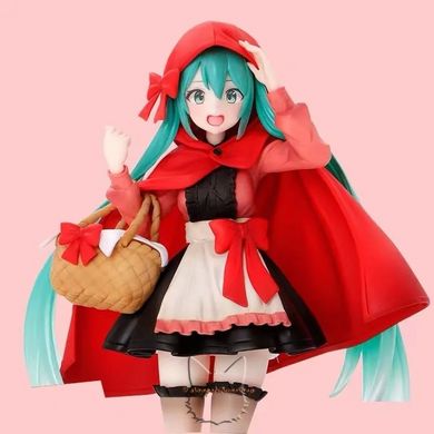 Аниме фигурка "Хацуне Мику красная шапочка (Hatsune Miku Little Red Riding Hood)" - Вокалоид (Vocaloid) - оригинал, 18 см