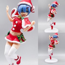 Anime figure "Christmas Rem" - Re: Zero life in an alternate world from scratch - 22 cm, Completed Model, Rem, 22 cm, Hard body, Without box, Chinese version