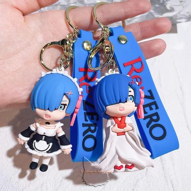 Keychain based on the anime "Life in an alternative world from scratch (Re:Zero - Starting life in another world)" - Ram