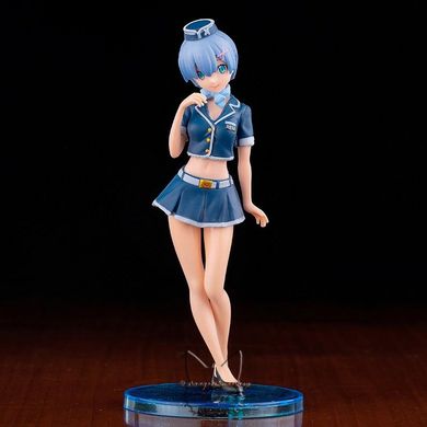 Anime figure Rem stewardess - Re: Zero life in an alternative world from scratch - 16 cm