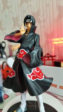 Anime figure "Itachi Uchiha - Naruto (Naruto Shippuden)" vibration stars - 23 cm, Completed Model, Uchiha Itachi, 23 cm, Hard body, Without box, Copy (Replica)