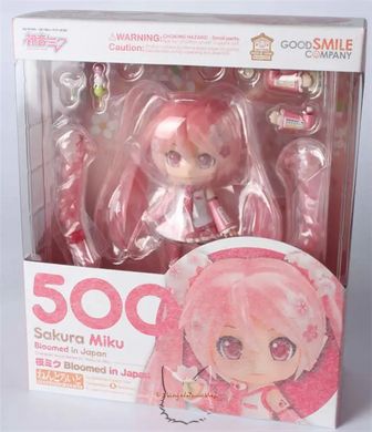 Аниме фигурка (нендороїд 500) "Хацуне Мику Сакура (Hatsune Miku Sakura) Bloomed in Japan" - 10 см, оригінал