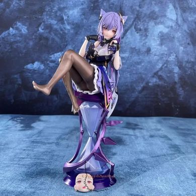 Anime figure "Keqing, Kokusei" Mingyin Ver. for the game "Genshin Impact" - 21 cm, Garage Kits, Keqing, 21 cm, Hard body, Boxed, Premium copy (replica), With replaceable parts