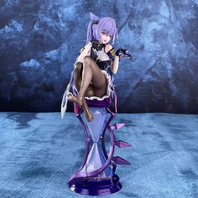 Anime figure "Keqing, Kokusei" Mingyin Ver. for the game "Genshin Impact" - 21 cm, Garage Kits, Keqing, 21 cm, Hard body, Boxed, Premium copy (replica), With replaceable parts