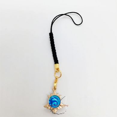 Mini luminescent pendant "Eye of God - Mondstadt" based on the game "Genshin Impact" - hydro element