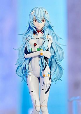 Anime figurine "Ayanami Rei Long Hair ver." - "Evangelion (Evangelion: 3.0+1.0)" - original, 17 cm