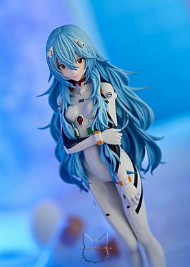 Anime figurine "Ayanami Rei Long Hair ver." - "Evangelion (Evangelion: 3.0+1.0)" - original, 17 cm