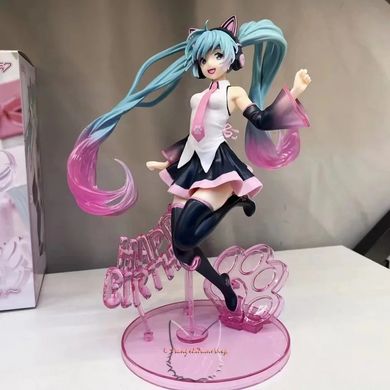 Anime figurine "Hatsune Miku Happy Birthday Happy Cat ver." - copy, 23 cm