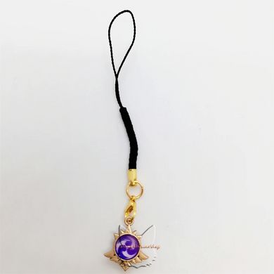 Mini luminescent pendant "Eye of God - Mondstadt" based on the game "Genshin Impact" - electro element