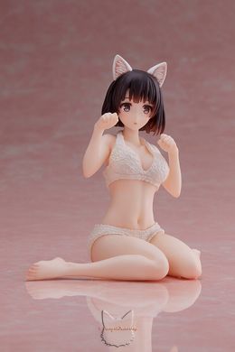 Аниме фигурка Мэгуми Като (Megumi Katou) Coreful Cat Roomwear ver. - Как воспитать героиню из обычной девушки (Saenai Heroine no Sodatekata Fine) - 12 см, оригинал