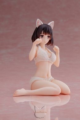 Аниме фигурка Мэгуми Като (Megumi Katou) Coreful Cat Roomwear ver. - Как воспитать героиню из обычной девушки (Saenai Heroine no Sodatekata Fine) - 12 см, оригинал