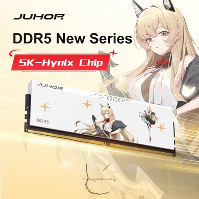 Оперативна пам'ять (ОЗП) JUHOR DDR5 RGB 16GB 6800MHz Hynix Original Chip T2